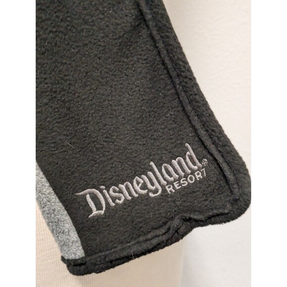 Vintage Disneyland Black/Gray Mickey Mouse Fleece Scarf Shawl One Size - Picture 3 of 7